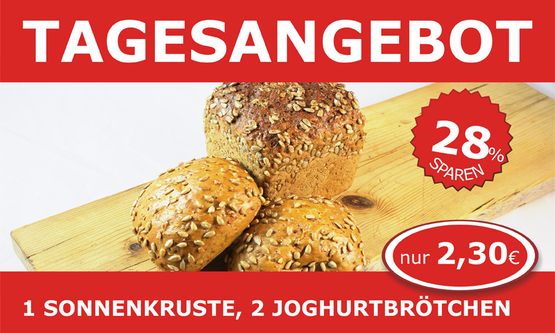 Sonnenkruste und Joghurtbrötchen